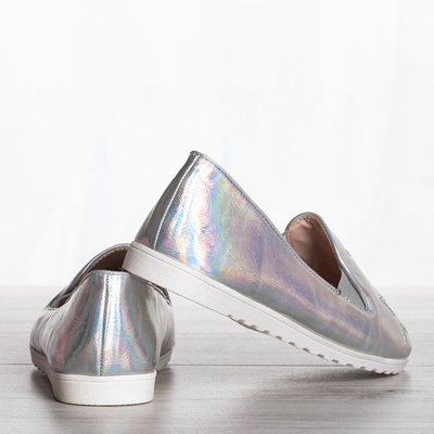 Slip-on argent avec étoiles Jovi - Chaussures
