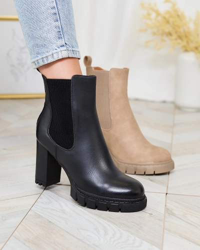 Royalfashion Bottes à talons hauts pour femmes Seihay