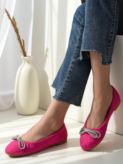 Royalfashion Ballerines pour femmes avec un nœud Ofelna