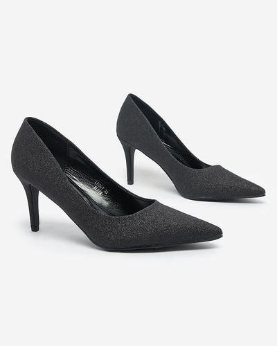 Royalfashion Escarpins à talon aiguille pour femme avec paillettes Matomliso