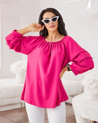 Blouse Femme Royalfashion a'la Espagnole avec Volants