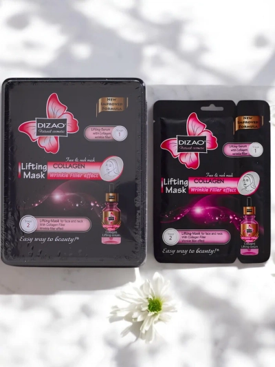 DIZAO - Ensemble de sérum et masque avec collagène 6g + 36g x 10pcs