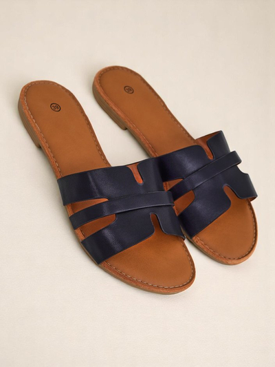 Royalfashion Mules à semelle plate pour femme Livia Soft