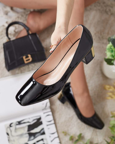 Royalfashion Escarpins bas à talon aiguille pour femme Eless