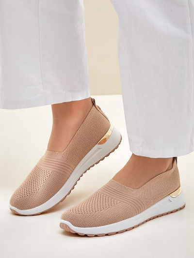 Chaussures slip-on en tissu pour femmes Royalfashion Perfeti