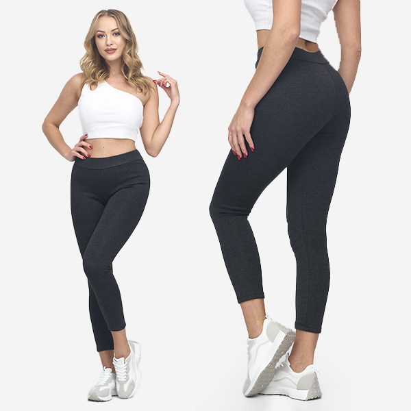 Legging pour femme gris foncé avec isolation - Vêtements