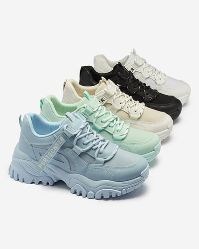 Chaussures de sport bleues pour femmes Evilpo- Footwear