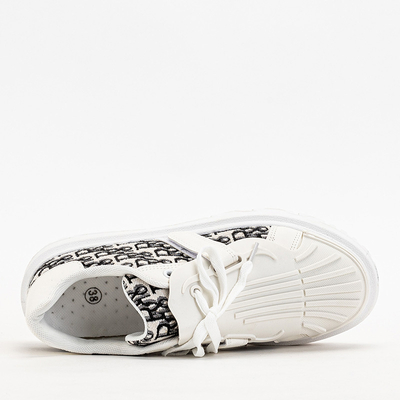 Baskets de sport blanches pour femme avec imprimé Ibibis - Footwear