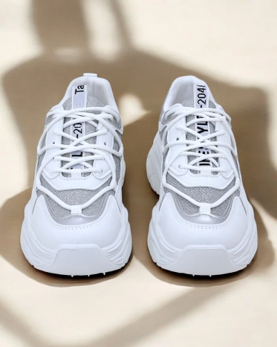 Sneakers Royalfashion pour femmes sur une semelle plus épaisse Teresii