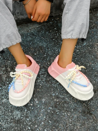 Royalfashion Sneakers à plateforme pour femmes Venusoe