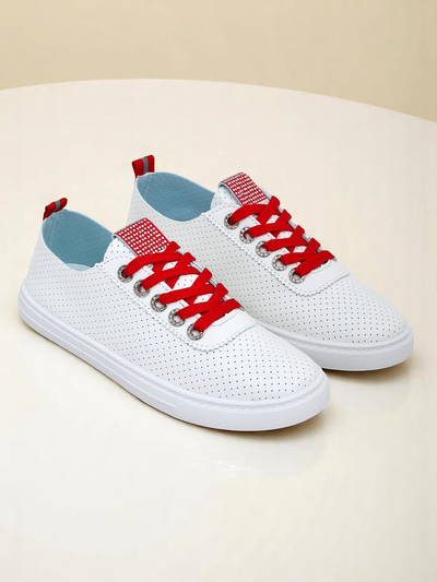 Baskets en éco-cuir pour femmes Royalfashion PureWalk