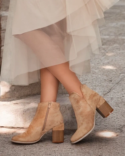Royalfashion Bottes eko en daim Ovi pour femmes