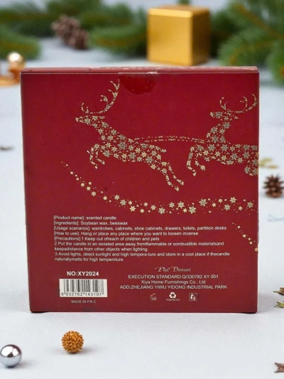 Bougie parfumée de Noël Soirée de Noël