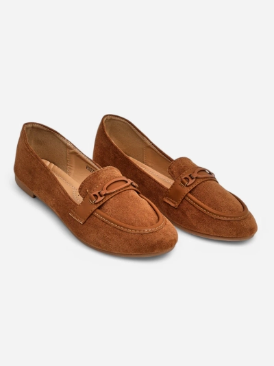 Mocassins en suédine éco Royalfashion pour femmes Zammei