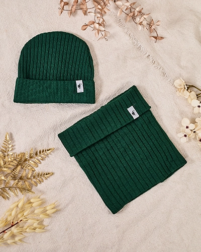 Ensemble d'hiver universel Royalfashion - bonnet avec cache-cou