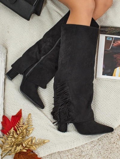 Bottes pour femmes en éco-daim avec tige Rimolea