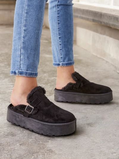 Royalfashion Bottines courtes sans talons pour femmes Poctes