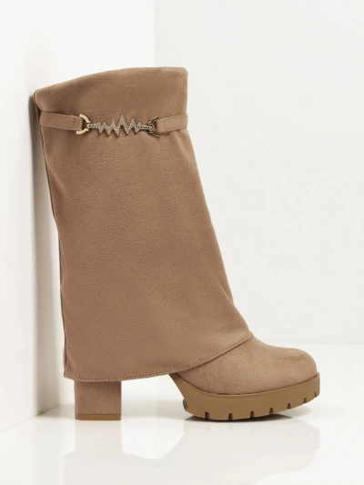 Bottines Flora Marron Clair Élégantes pour l'Automne