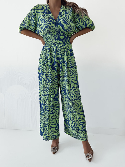 Royalfashion Combinaison à motifs pour femme