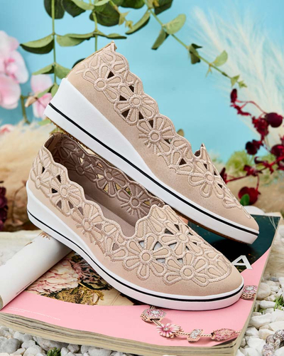 Royalfashion Demi-pointes à talon bas pour femme Dellio