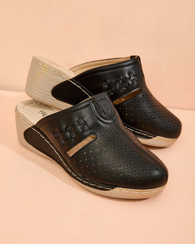 Royalfashion Tongs pour femmes à talon bas Albov