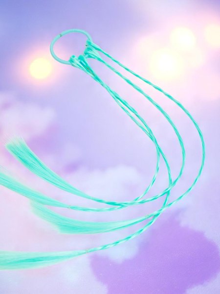 Royalfashion Tresses à clipser sur un bandeau élastique