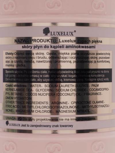Gel douche Luxelux Acide Aminé 800 ml