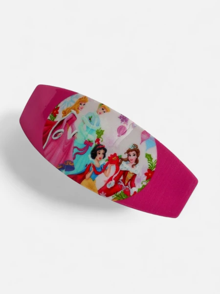 Barrette colorée pour enfants avec des princesses