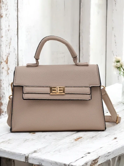 Royalfashion Sac à main élégant et petit pour femmes, type : sac à main. Sac à main élégant et petit pour femmes, équipé d'une fermeture magnétique. Il dispose d'une bandoulière amovible et réglable, permettant un port confortable de plusieurs façons. Par