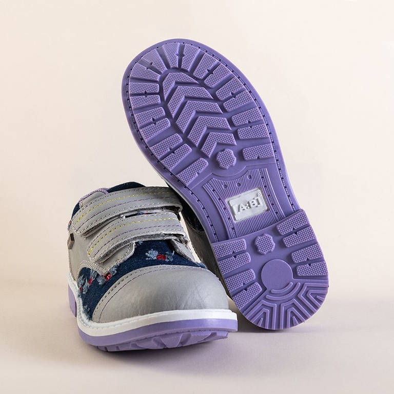 Chaussures fille grises et bleu marine Florisa - Footwear