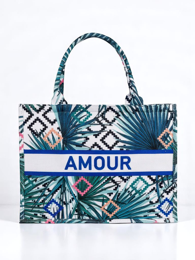 Royalfashion Sac à main en tissu Amour Vibes