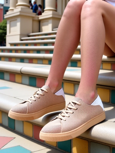 Royalfashion Chaussures de sport en tissu pour femmes Esellaf