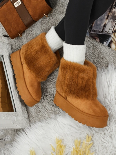 Bottes de neige pour femmes avec fourrure Irelle