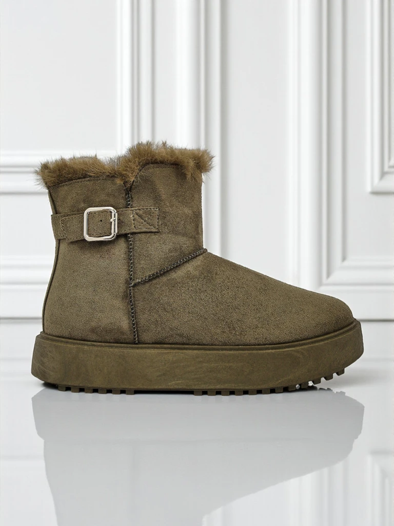 Royalfashion Bottes courtes de style bottes de neige pour femmes Aurelia Classico