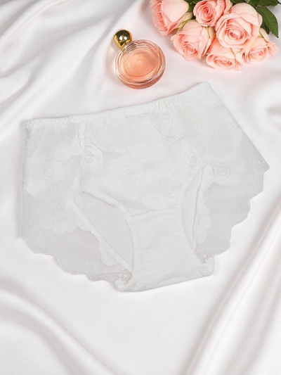 Royalfashion Culottes en coton pour femme avec dentelle Dentelle Confort