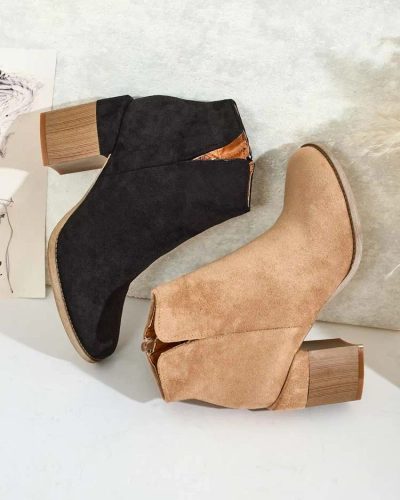 Royalfashion Bottes eko en daim Ovi pour femmes