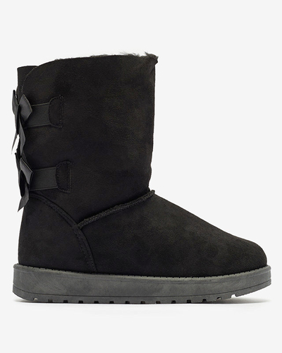 Bottines Stella en cuir écologique suédé à talon plat