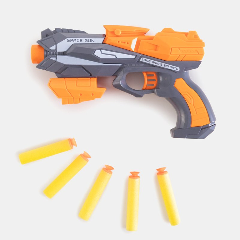 Pistolet à fléchettes en mousse orange - Jouets