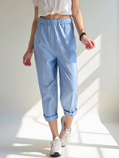 Pantalons harem pour femmes Royalfashion en viscose