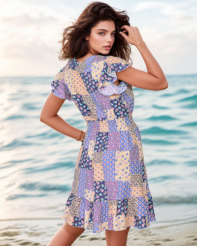 Royalfashion Mini robe femme à motifs