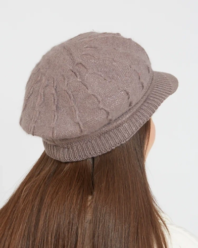 Mode royale pour femme Béret avec visière