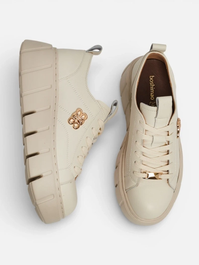 Sneakers de sport pour femmes en cuir naturel Sacerr