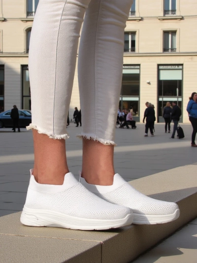 Royalfashion Chaussures de sport à enfiler pour femmes Milelles