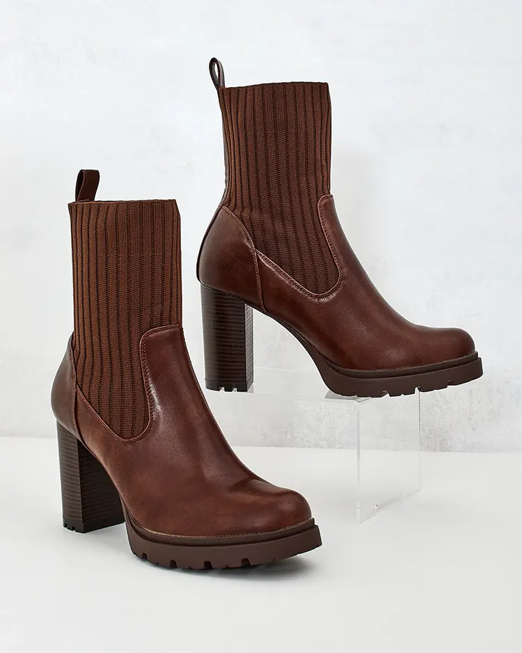 Royalfashion Bottes élégantes pour femmes Tozu