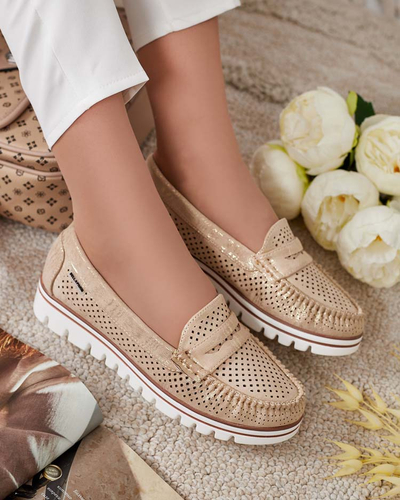 Royalfashion Mocassins ajourés pour femme Leteller