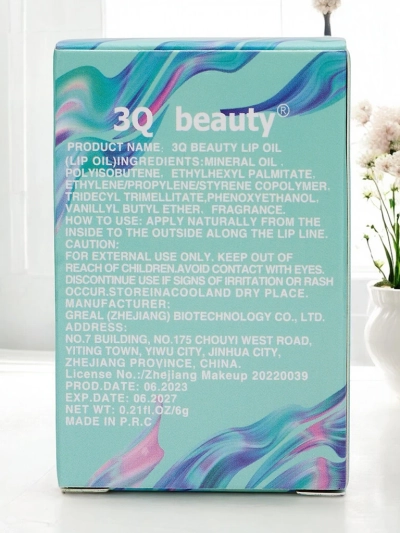 3Q Beauty Gloss à Lèvres Hydratant Intense à l’Aloe Vera