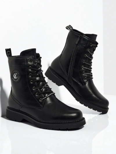 Bottines lacées pour femmes en cuir écologique Tavira