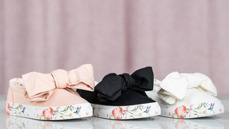 Sneakers écrues à imprimé floral Luciessa - Chaussures 1