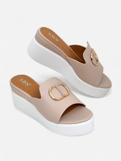 Royalfashion sandales compensées pour femmes Daffin
