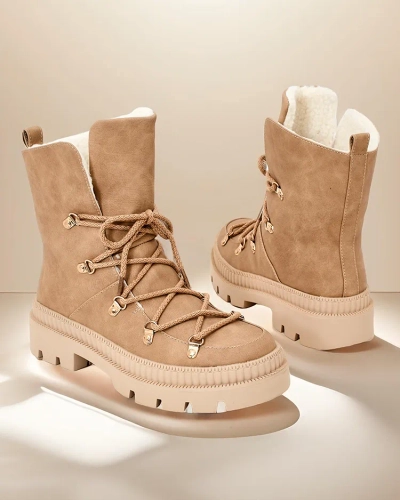 Bottes de neige à lacets pour femmes Royalfashion Lorii